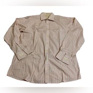 Michael Kors Men’s Regular Fit Long Sleeve Casual Button Down Shirt Sz M 15 1/2